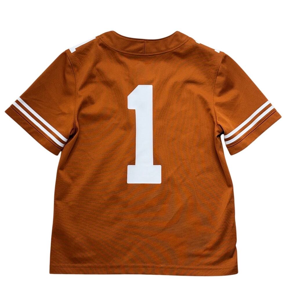 Texas Longhorns Nike Football Jersey Small Burnt Orange # 1 Home NCAA Nike Team - Picture 2 of 9
